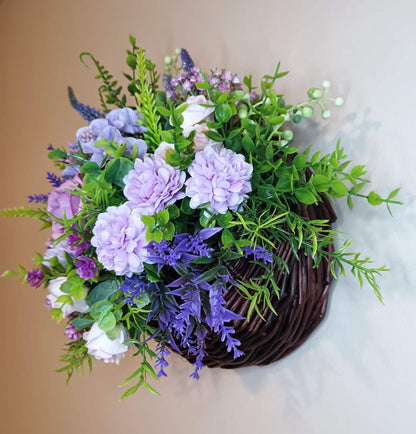 Artificial flower hanging basket  C1